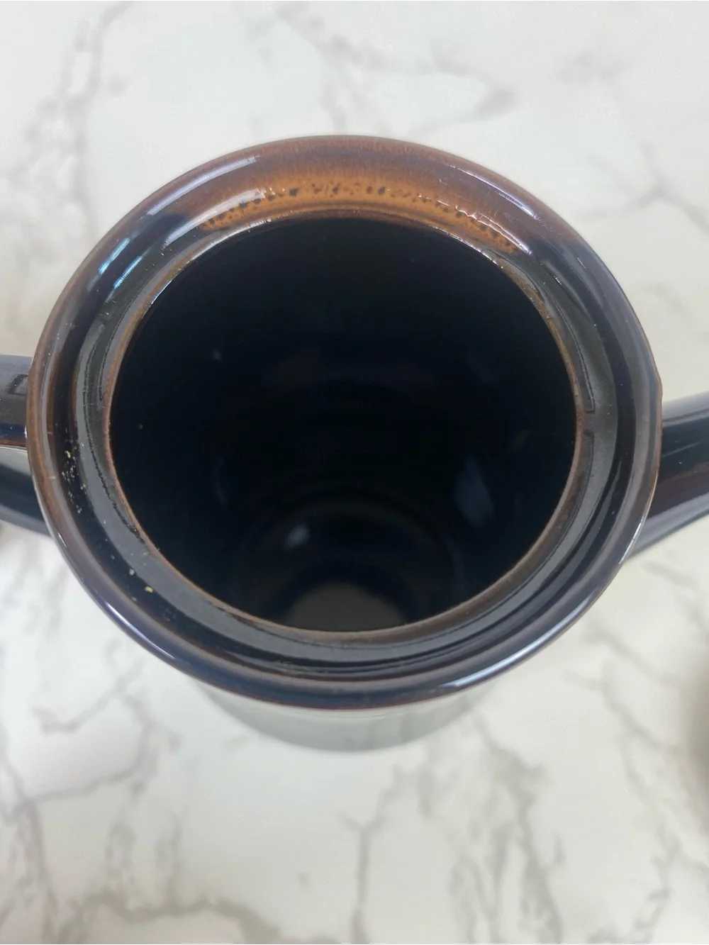 Vintage Japanese 70s Soy Sauce Pitcher and Salt and Pepper Shaker brown Glaze